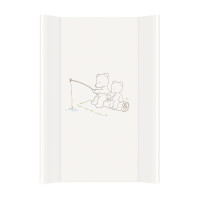 Повивальна дошка Cebababy 50x70 Basic line W-203-004-100, Ведмедики рибалять, білий