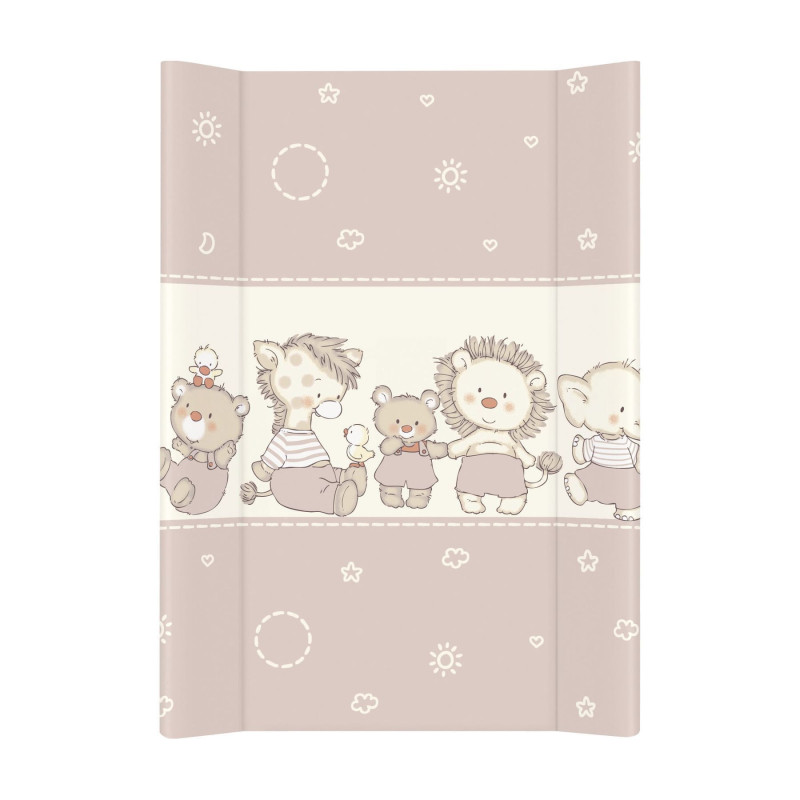 Повивальна дошка Cebababy 50x70 Basic line W-203-050-230, Качки беж, бежевий