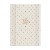 Повивальна дошка Cebababy 50x70 Basic line W-203-066-111, Зірочка бежева, бежевий