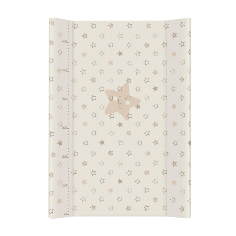 Повивальна дошка Cebababy 50x70 Basic line W-203-066-111, Зірочка бежева, бежевий