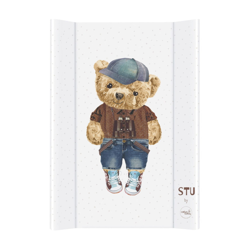 Повивальна дошка Cebababy 50x70 Fluffy Puffy W-203-132-683, Stu, хлопчик