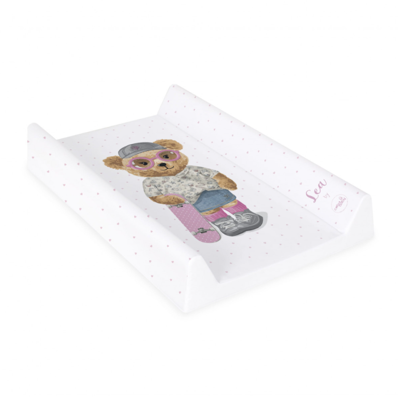 Повивальна дошка Cebababy 50x70 Fluffy Puffy W-203-132-684, Lea, дівчинка