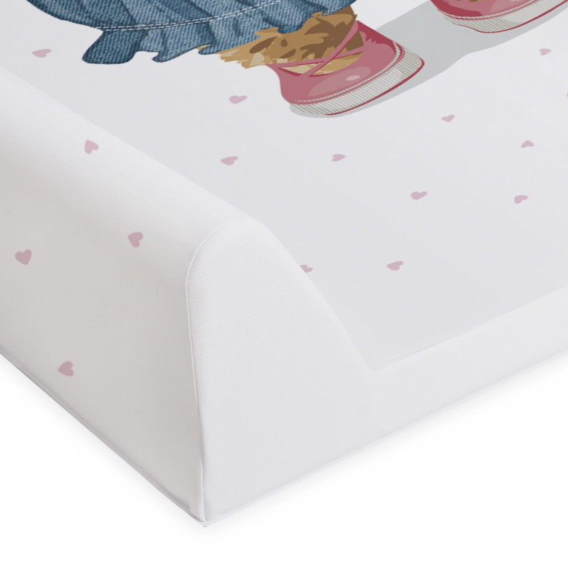 Повивальна дошка Cebababy 50x70 Fluffy Puffy W-203-132-685, Lizzy, дівчинка
