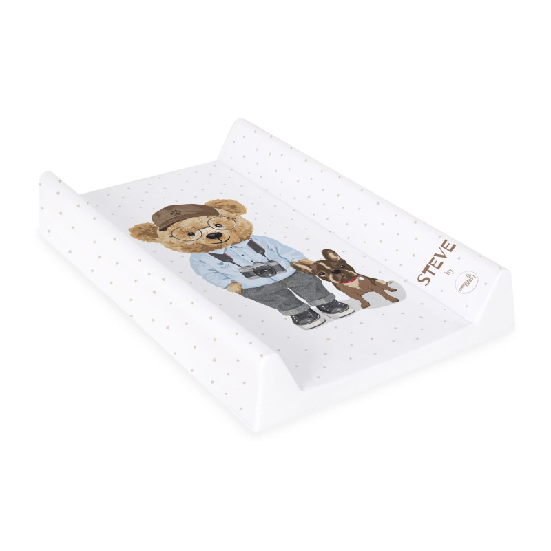 Повивальна дошка Cebababy 50x70 Fluffy Puffy W-203-132-687, Steve, хлопчик
