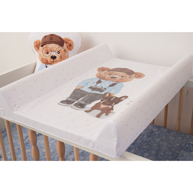 Повивальна дошка Cebababy 50x70 Fluffy Puffy W-203-132-687, Steve, хлопчик