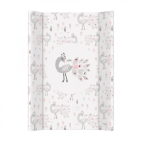 Повивальна дошка Cebababy 50x70 Lolly Polly W-203-120-608, Peacock, рожевий/білий