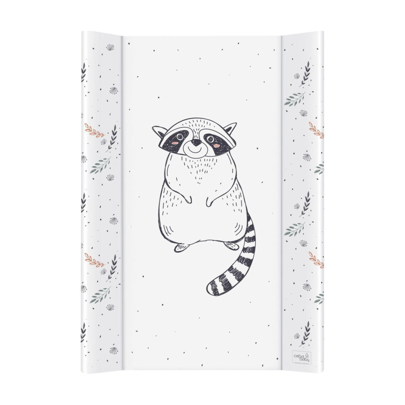 Повивальна дошка Cebababy 50x70 Retro Autumn W-203-000-636, Raccoon, білий