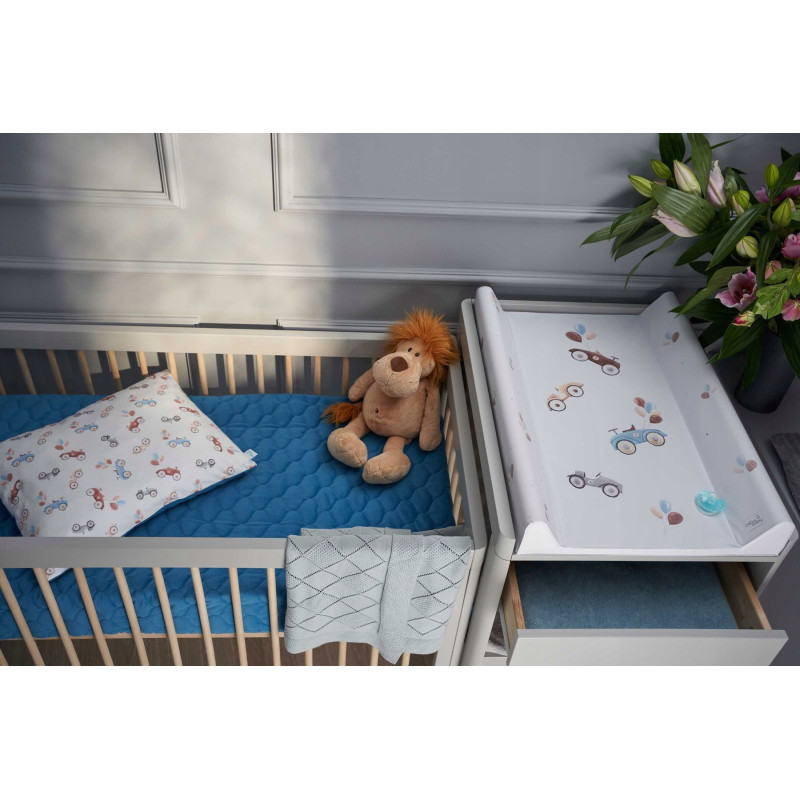 Повивальна дошка Cebababy 50x70 Retro Autumn W-203-000-640, Retro Cars, білий
