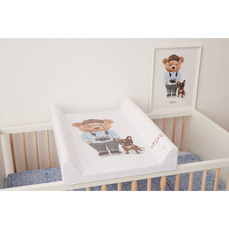 Повивальна дошка Cebababy 50x70 Watercolor Word W-203-123-649, Born to be wild, білий