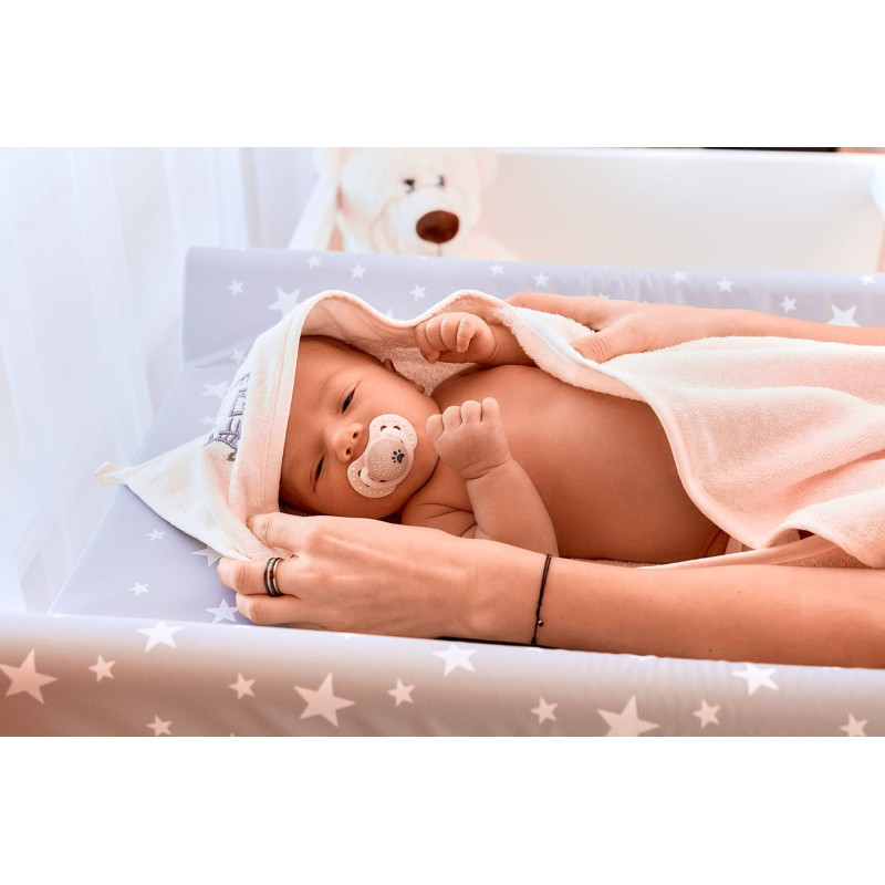 Повивальна дошка Cebababy 50x70 Watercolor Word W-203-123-652, Ocean, білий