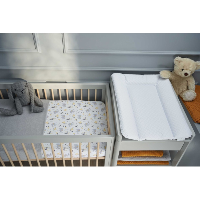 Повивальний матрац Cebababy 50x70 Caro Premium line W-143-079-101, white, білий