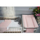 Повивальний матрац Cebababy 50x70 Caro Premium line W-143-079-129, pink nude, рожевий дим