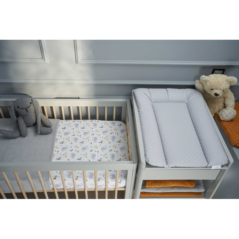 Повивальний матрац Cebababy 50x70 Caro Premium line W-143-079-260, grey, сірий