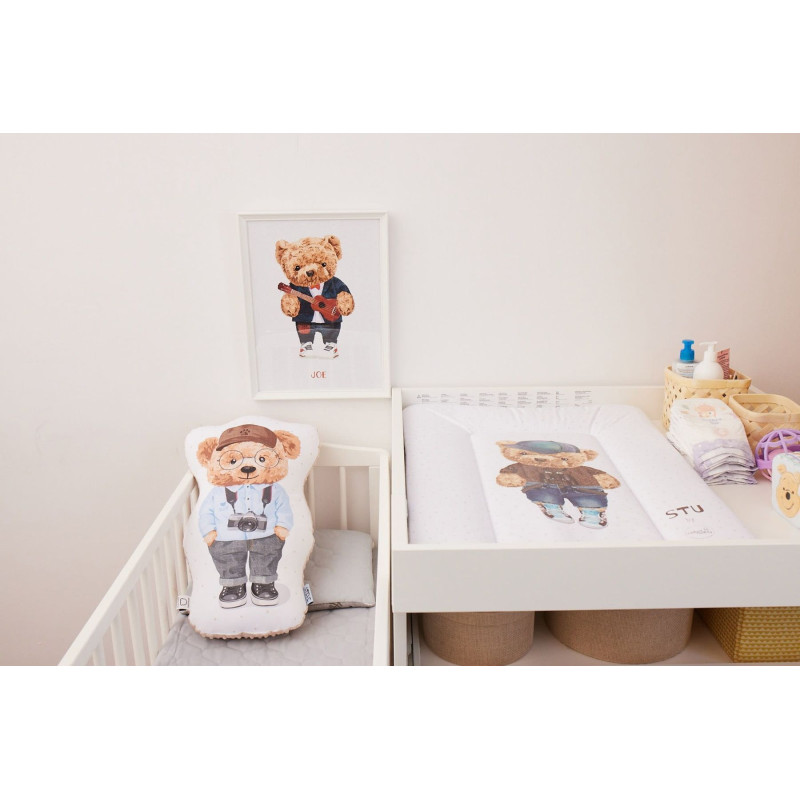 Повивальний матрац Cebababy 50x70 Fluffy Puffy W-143-132-681, Poly, дівчинка