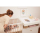 Повивальний матрац Cebababy 50x70 Fluffy Puffy W-143-132-681, Poly, дівчинка