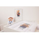 Повивальний матрац Cebababy 50x70 Fluffy Puffy W-143-132-681, Poly, дівчинка
