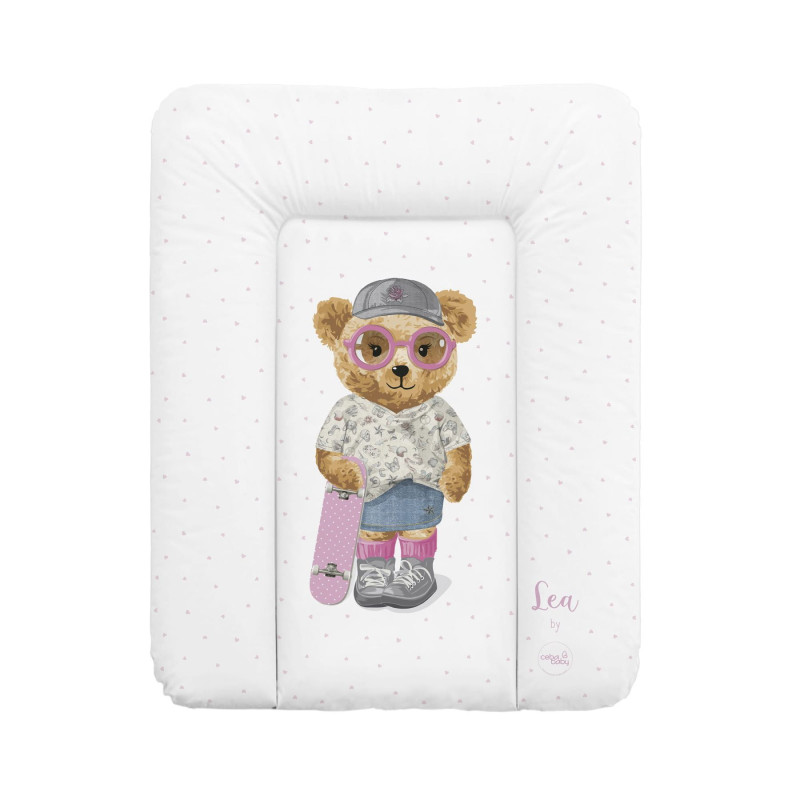 Повивальний матрац Cebababy 50x70 Fluffy Puffy W-143-132-684, Lea, дівчинка