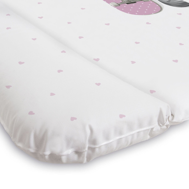 Повивальний матрац Cebababy 50x70 Fluffy Puffy W-143-132-684, Lea, дівчинка