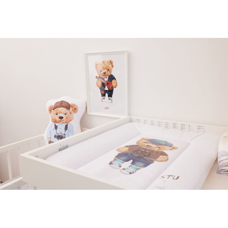 Повивальний матрац Cebababy 50x70 Fluffy Puffy W-143-132-684, Lea, дівчинка