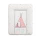 Повивальний матрац Cebababy 50x70 Lolly Polly W-143-120-607, Lama, білий/рожевий