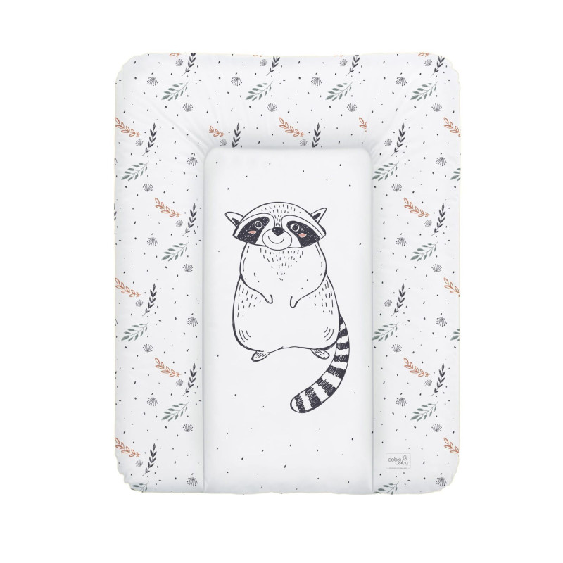 Повивальний матрац Cebababy 50x70 Retro Autumn W-143-000-636, Raccoon, білий