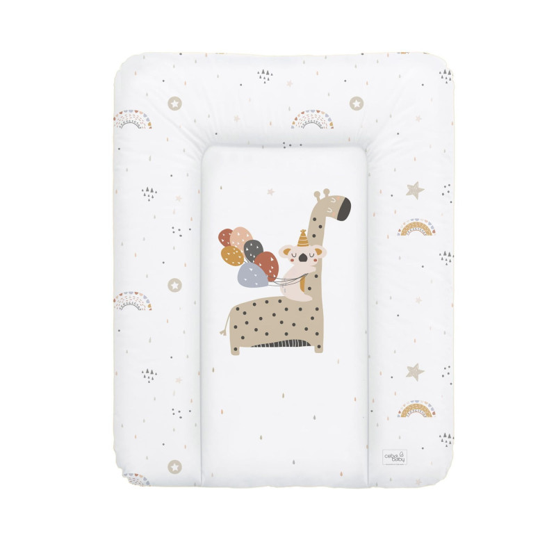 Повивальний матрац Cebababy 50x70 Retro Autumn W-143-000-637, Giraffe, білий