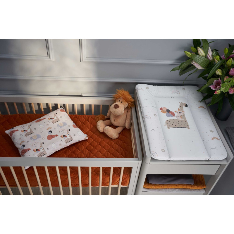 Повивальний матрац Cebababy 50x70 Retro Autumn W-143-000-637, Giraffe, білий