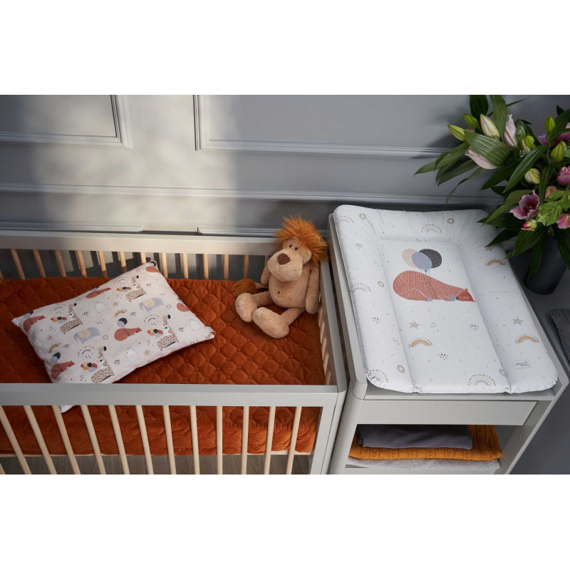 Повивальний матрац Cebababy 50x70 Retro Autumn W-143-000-638, Big Bear, білий