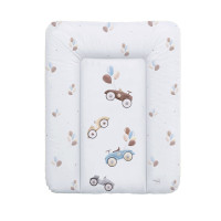 Повивальний матрац Cebababy 50x70 Retro Autumn W-143-000-640, Retro Cars, білий