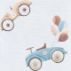 Повивальний матрац Cebababy 50x70 Retro Autumn W-143-000-640, Retro Cars, білий