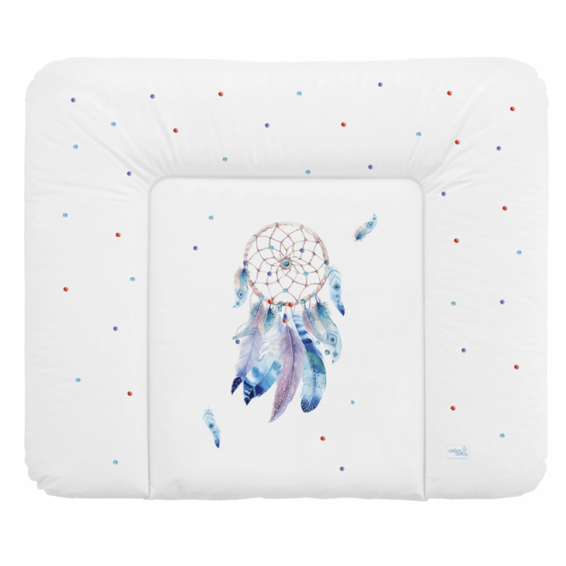 Повивальний матрац Cebababy 85x72 Azteca & Nature W-134-101-557, Sueno / Ловці снів, білий