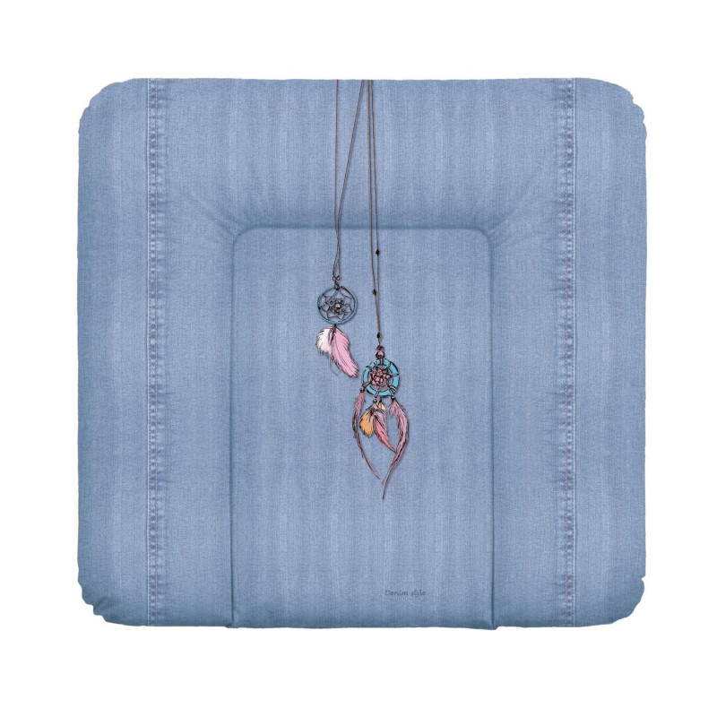 Повивальний матрац Cebababy 85x72 Denim Style W-144-119-598, Dream Catcher, блакитний