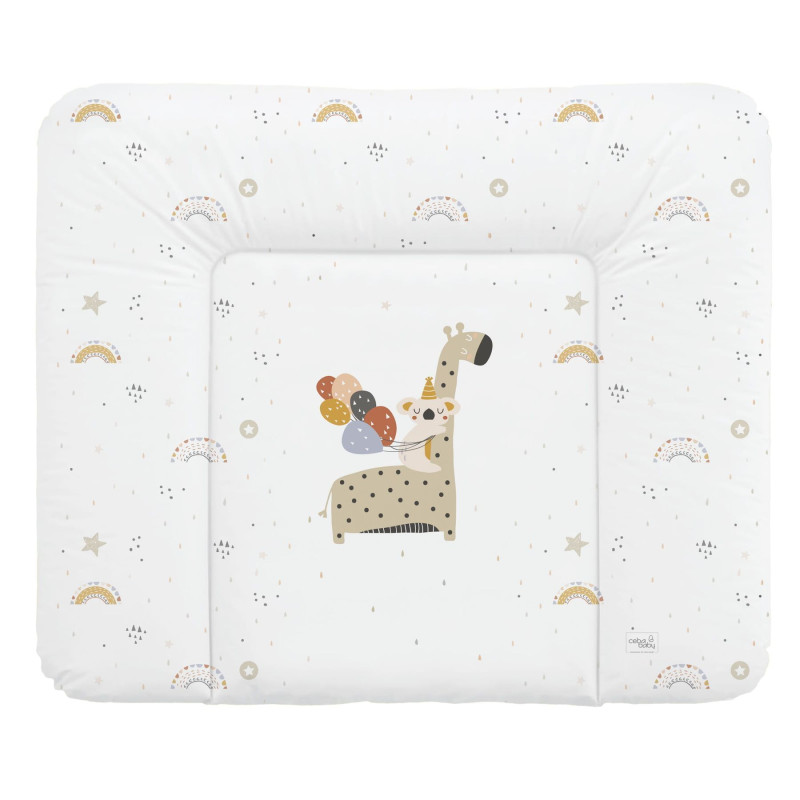 Повивальний матрац Cebababy 85x72 Retro Autumn W-134-000-637, Giraffe, білий