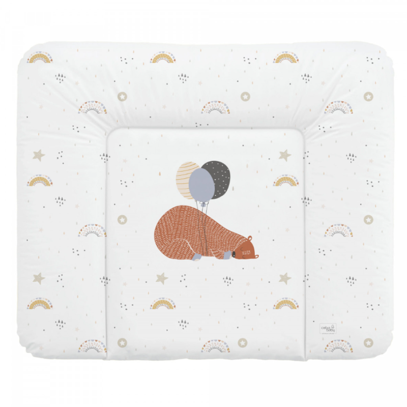 Повивальний матрац Cebababy 85x72 Retro Autumn W-134-000-638, Big Bear, білий