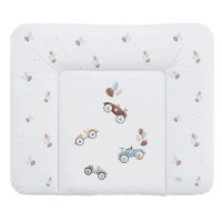 Повивальний матрац Cebababy 85x72 Retro Autumn W-134-000-640, Retro Cars, білий