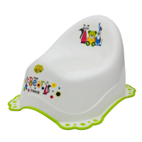 Горщик Maltex Bear&Friends 2K 5313 5313_50, white/green, білий/зелений