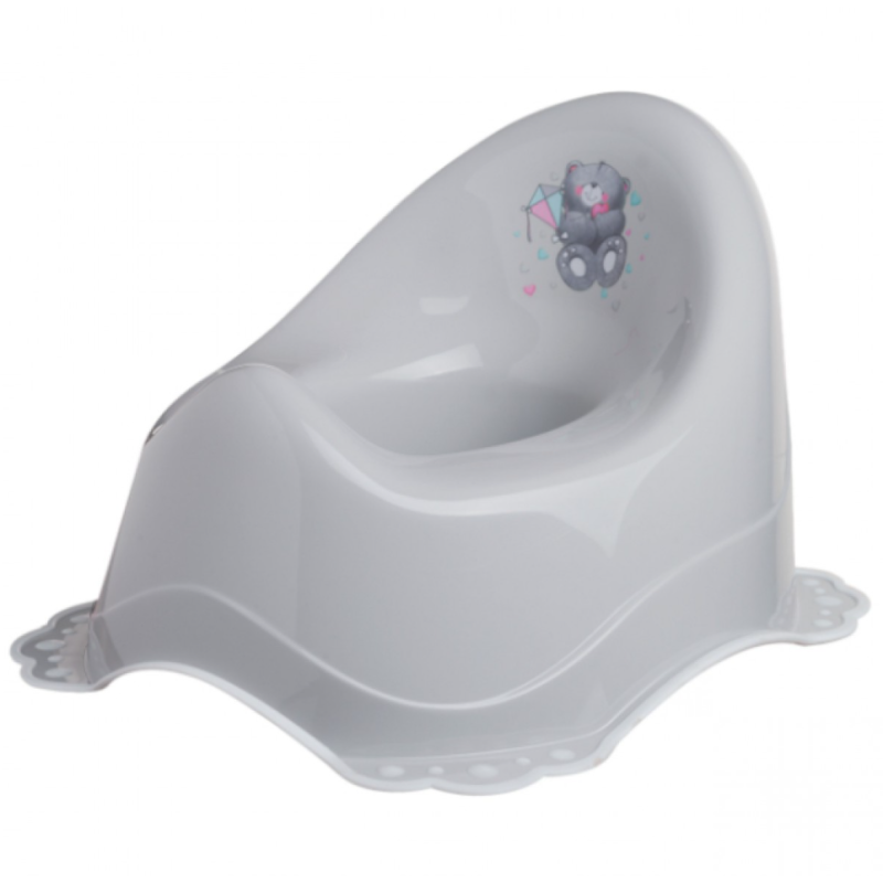 Горщик Maltex Bears 2K 4064 4064_75, grey/white, сірий/білий