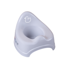 Горщик Tega DK-091 Качечка без музики DK-091-122, grey, світло сірий