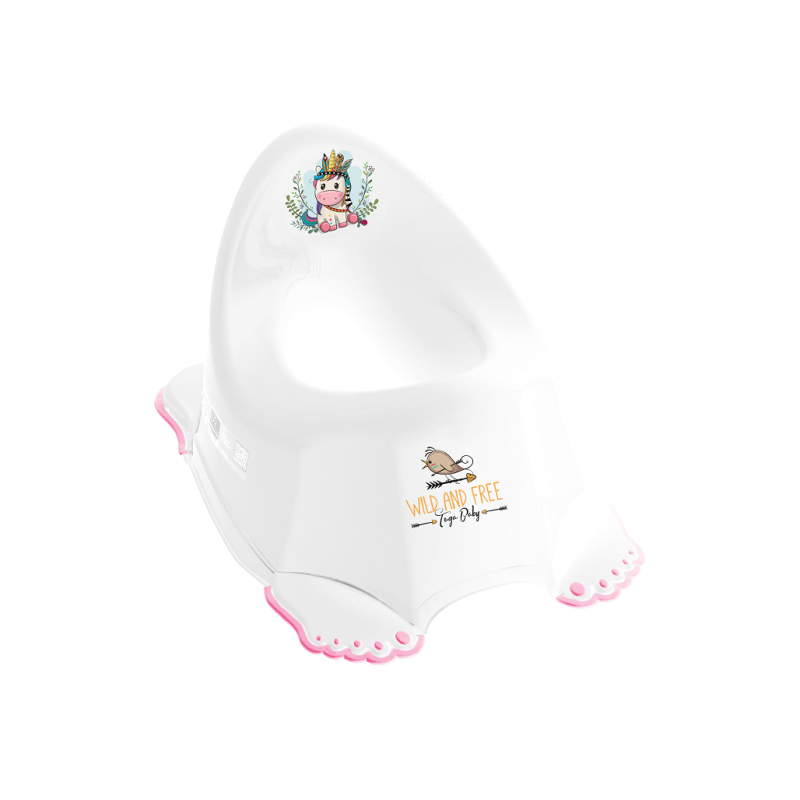 Горщик Tega DZ-001 Дикий захід DZ-001-103 Unikorn, white/pink, білий/рожевий