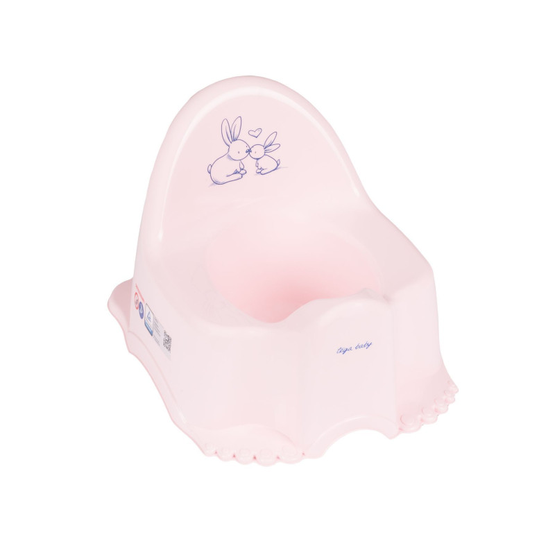 Горщик Tega Eco KR-007 Кролики KR-007-104, pink, світло рожевий