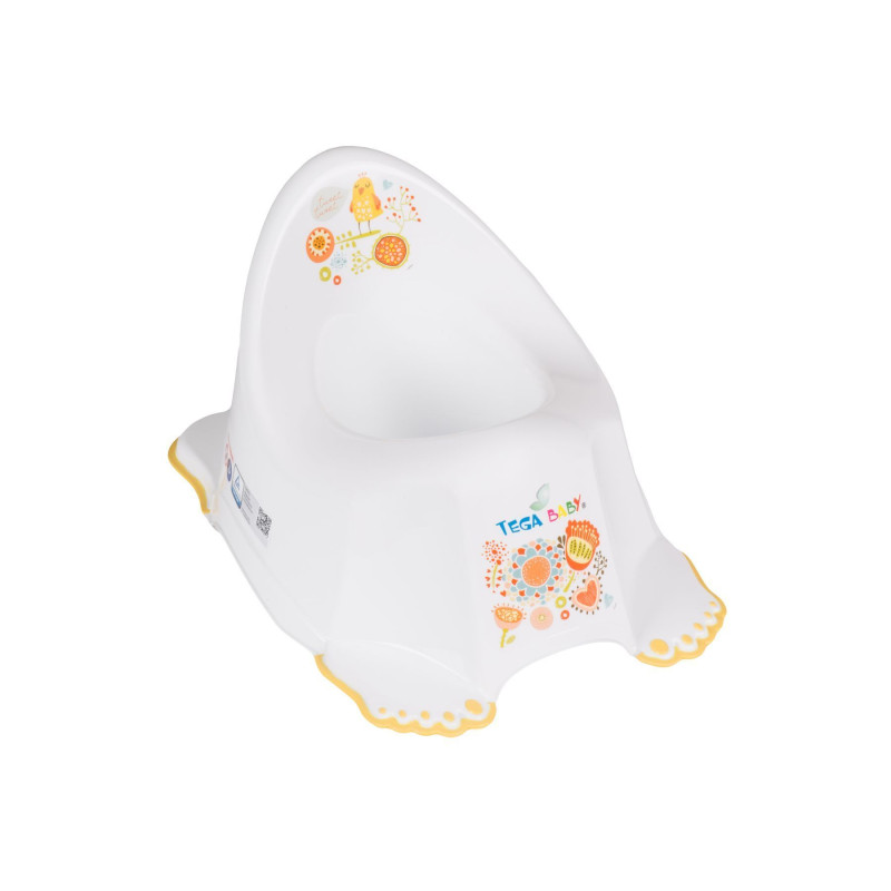 Горщик Tega FL-001 Фольк без музики FL-001-103, white, білий