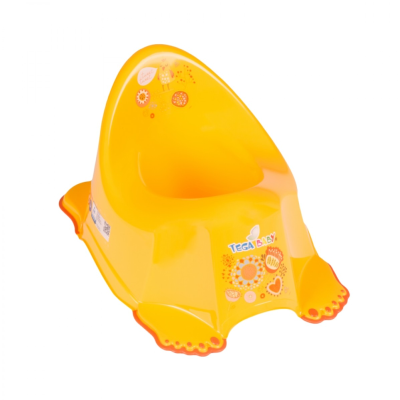 Горщик Tega FL-001 Фольк без музики FL-001-113, yellow, жовтий