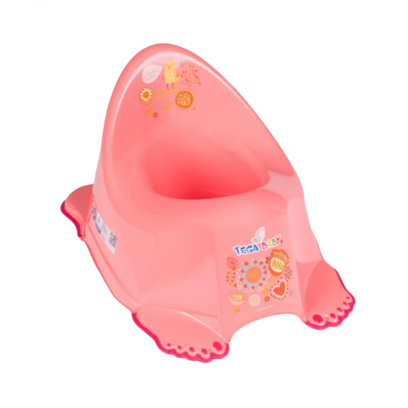 Горщик Tega FL-001 Фольк без музики FL-001-114, peach, рожевий