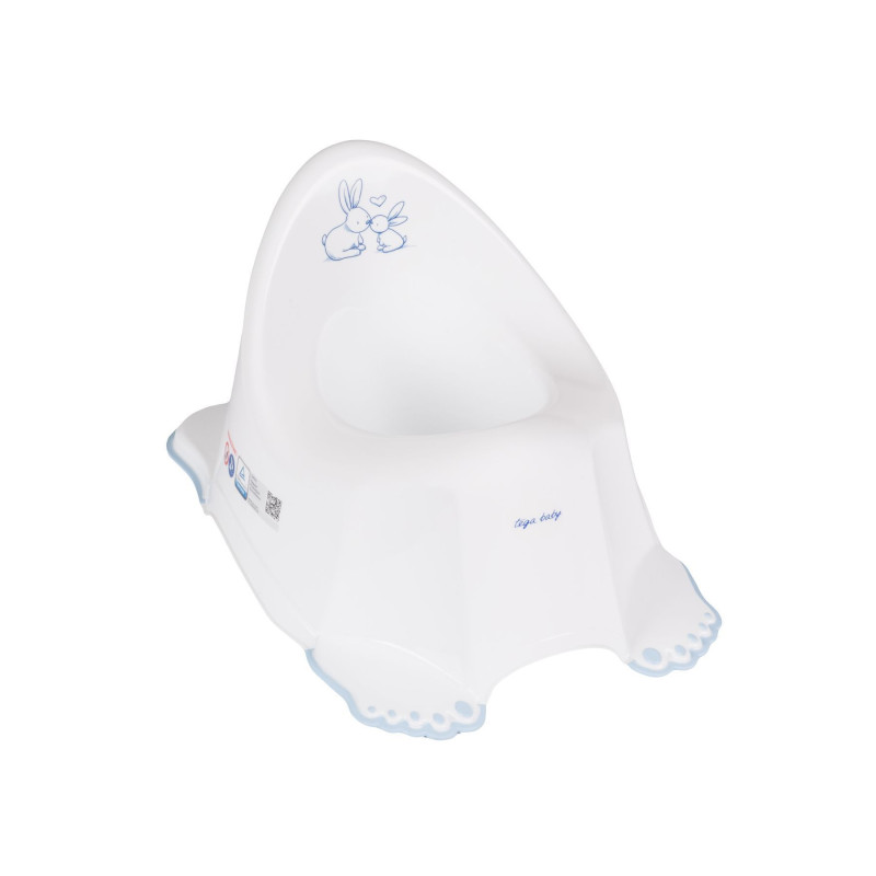 Горщик Tega PO-058 Кролики музичний PO-058-103, white, білий