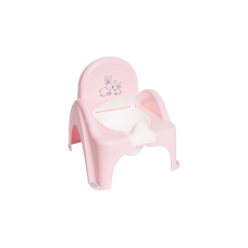 Горщик крісло Tega KR-012 Кролик без музики KR-012-104, light pink, світло рожевий