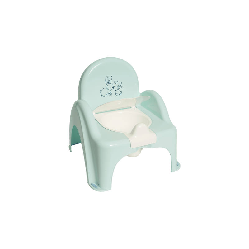 Горщик крісло Tega KR-012 Кролик без музики KR-012-105, light green , салатовий