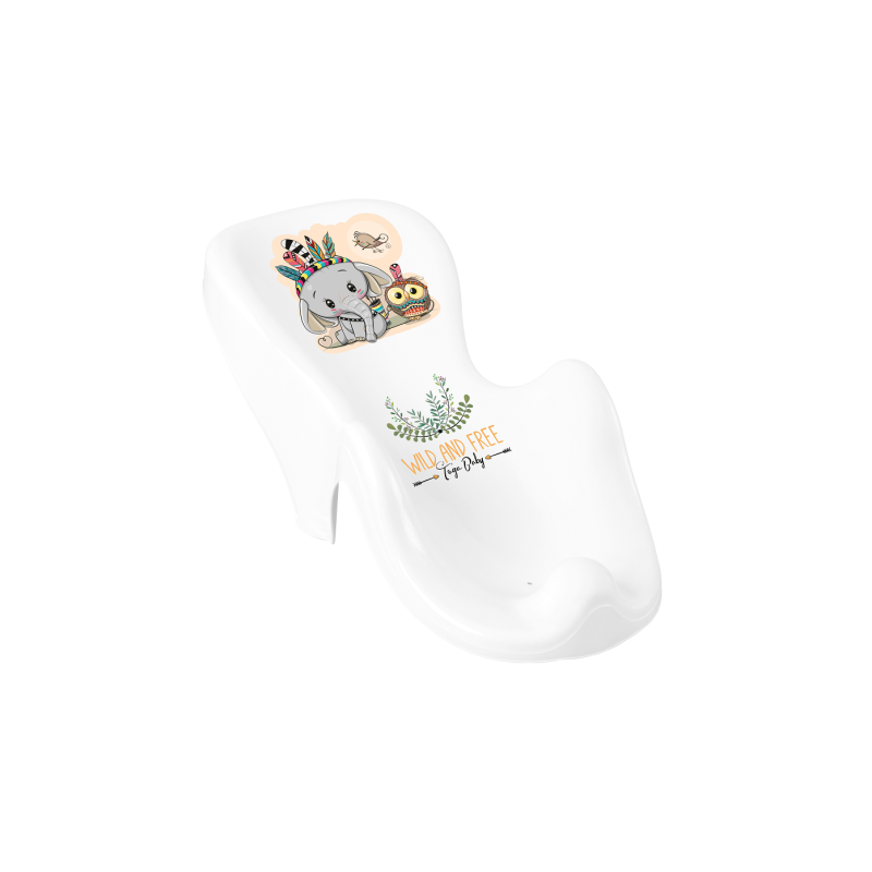 Горка для купання Tega DZ-003 Дикий захід DZ-003-103 Elephant, white/green, білий/зелений