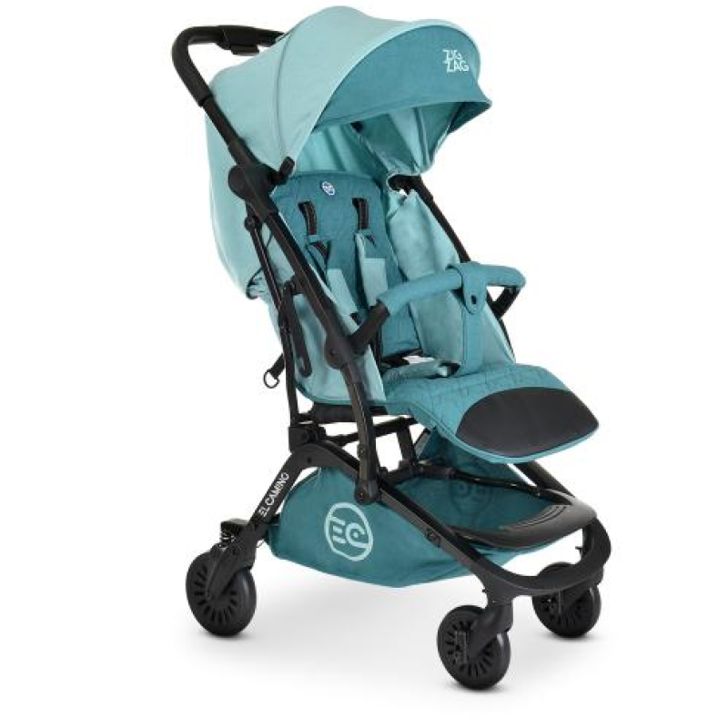 Коляска дитяча ElCamino ME 1040L ZIGZAG Aquamarine