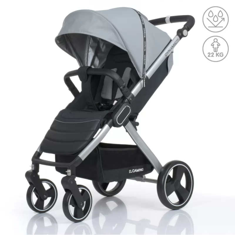 Коляска дитяча ElCamino ME 1053N DYNAMIC PRO Gray