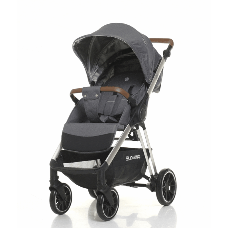 Коляска дитяча ElCamino ME 1071 GALLANT v.2 Graphite